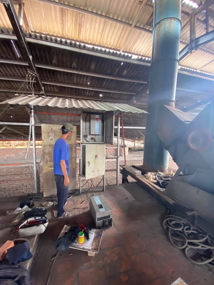 Lắp đặt biến tần cho lò gạch
